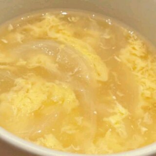 卵のコンソメスープ